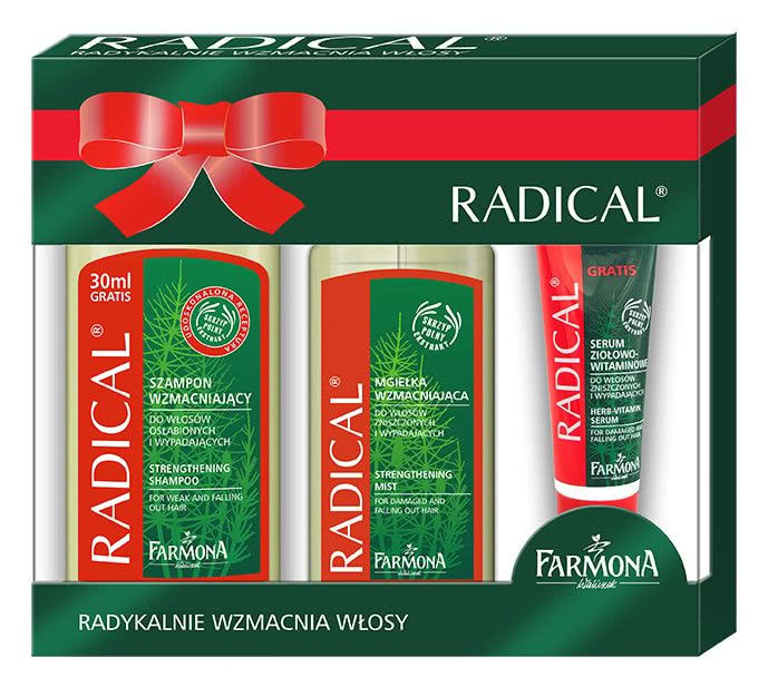 Zestaw Radical - szampon, odżywka i serum do...