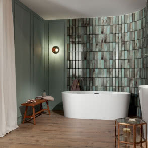 Kolekcja CURIO green, Ceramika Tubądzin