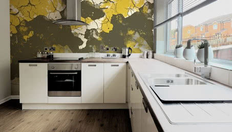 Fototapeta w kuchni