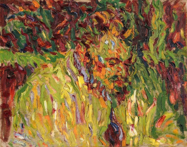 Karl Schmidt- Rottluff obraz mężczyzna na żółtym tle