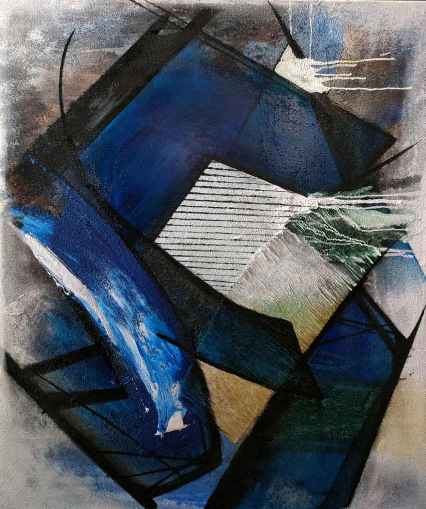 Michał Jamioł, bez tytułu, akryl, płótno,...