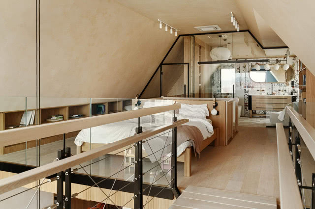 sypialnia w stylu japandi