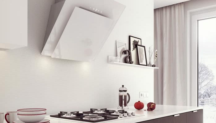 Czarne i białe szkło - nowe okapy wertykalne TEKA