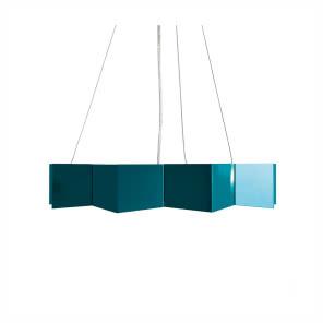  Lampa wisząca ze stali, śr. 56 cm, wys. 10 cm, livebeautifully.pl, 629 zł