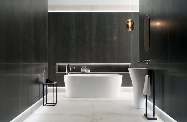 Kolekcja TIN GRAPHITE marki MONOLITH, Ceramika Tubądzin