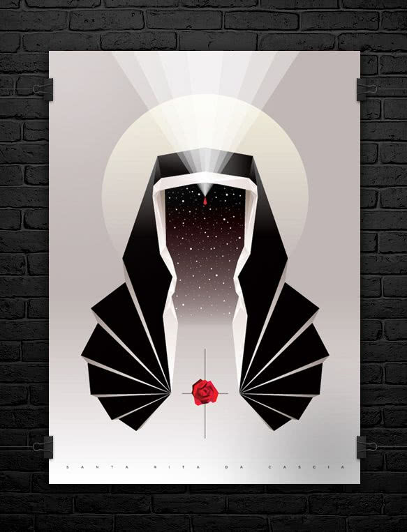 Paweł Nowik Nowicki, "Santa Rita", plakat, 2013