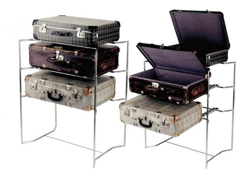 Komoda ze starych walizek - oryginalny pomysł...