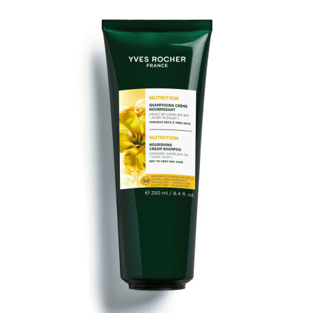 odżywczy szampon w kremie z olejkiem z lnianki 