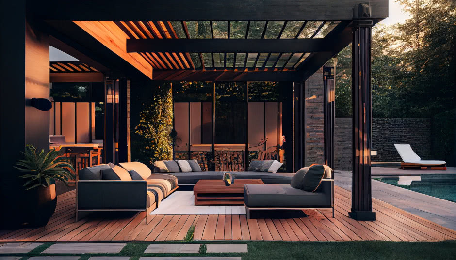 Pergola drewniana na tarasie - nowoczesne modele i ceny