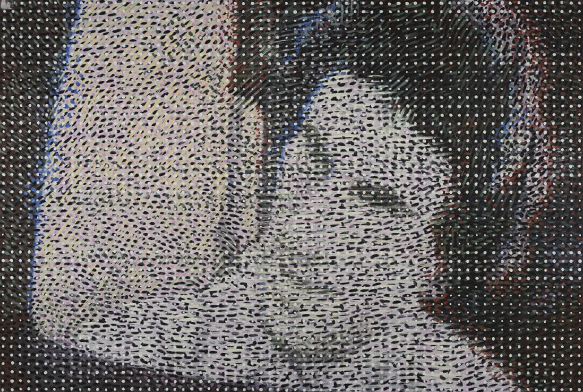 Wojciech Fangor, Kosiński, 1980, olej na...