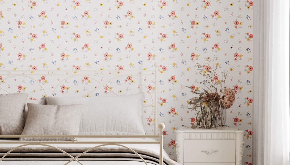 Kwiatowy wzór łączka - nie taki znów banał!