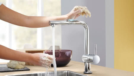 Kran kuchenny na dotyk - nowe baterie Grohe