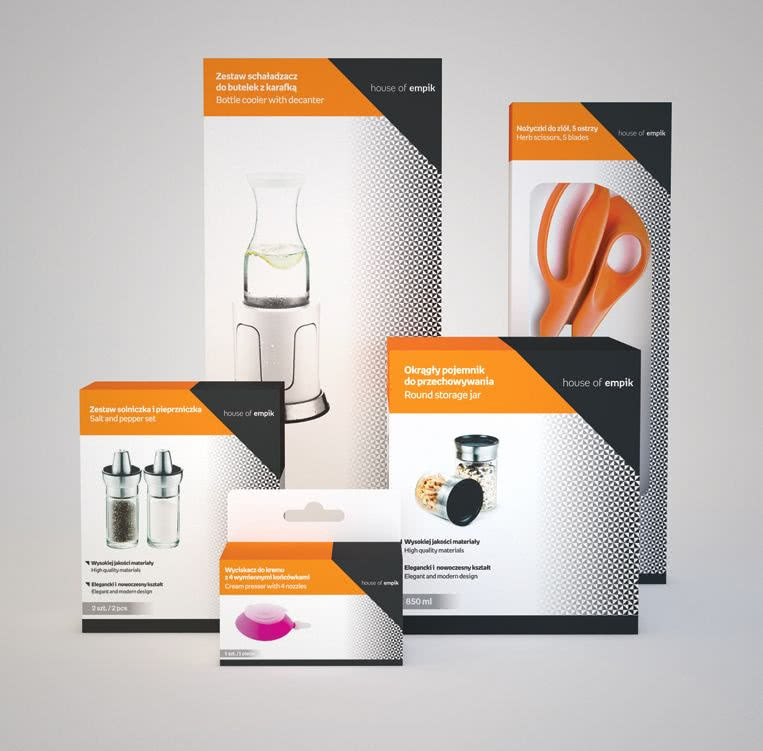 Seria opakowań dla Empiku "House of Empik",...