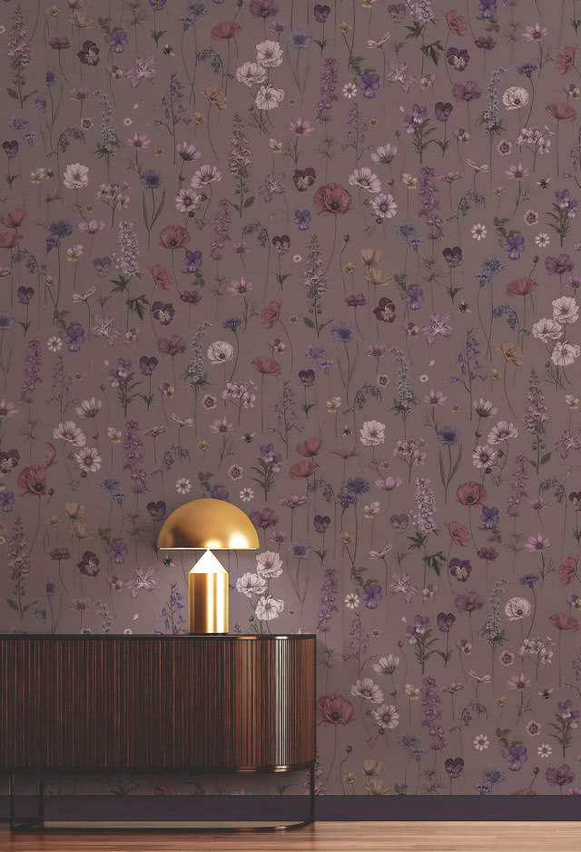 Wzór „mille-fleurs” tapeta