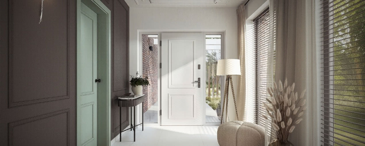 Dopasuj drzwi wewnętrzne do wejściowych - stwórz spójne wnętrze już od progu