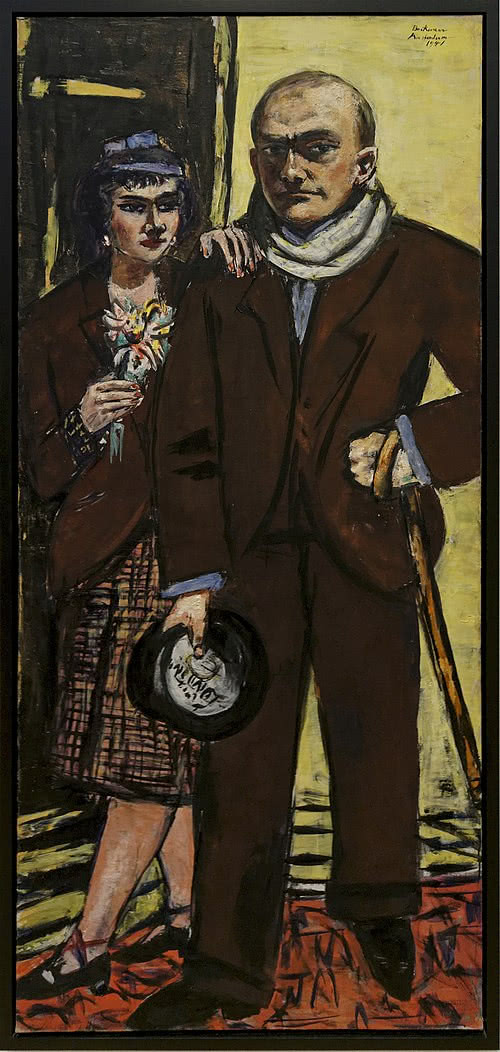 para, małżeństwo obraz Max Beckmann
