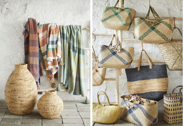 Plecione kosze i torby