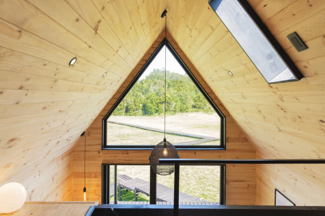 okno szczytowe tiny house