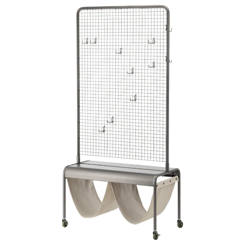 Wieszak ścienny z ławką Vaberoed, IKEA, 499 zł