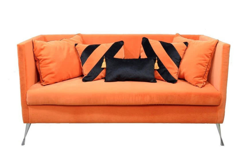 Sofa Simple Orange - Happy Barok/Trendsetterka.com