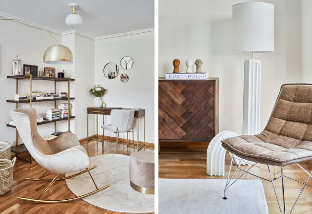 spokojne mieszkanie w stylu modern classic