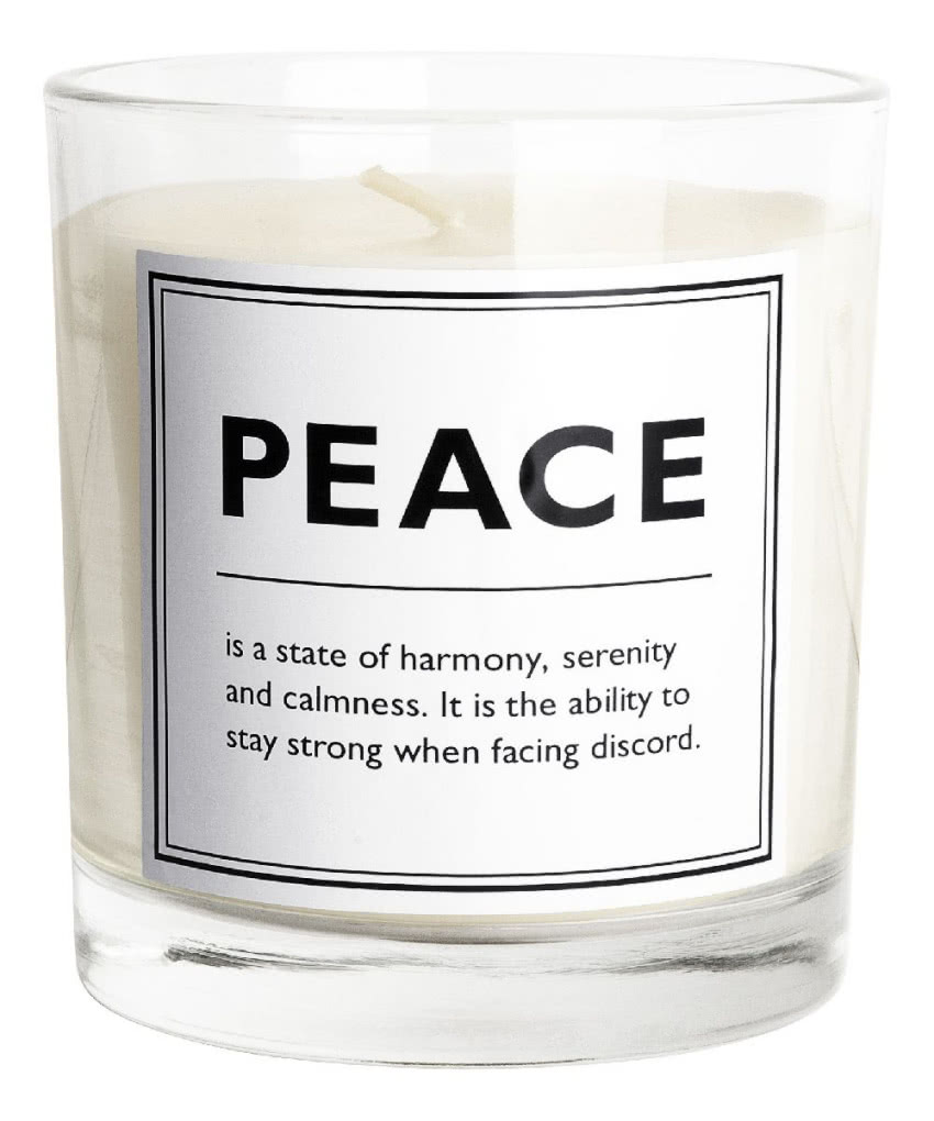 Świeca w szklanym, czas palenia 28 godz., H & M...