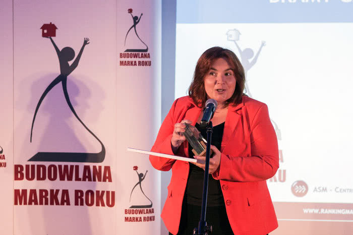 Agnieszka Olędzka ze Srebrną Budowlana Marką...