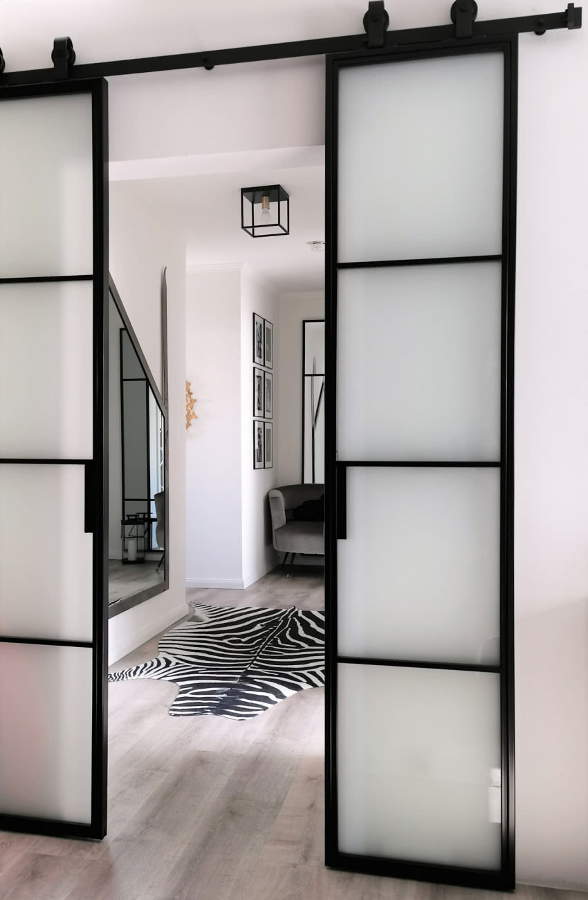 Drzwi przesuwne dwuskrzydłowe - Strongroom...