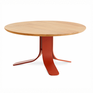 STOLIK Z OKRĄGŁYM BLATEM ISLA, projekt Sebastian Herkner, GAN      