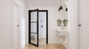 Modne drzwi przeszklone: wybór, który całkowicie odmienia wnętrze