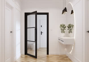 Modne drzwi przeszklone: wybór, który całkowicie odmienia wnętrze