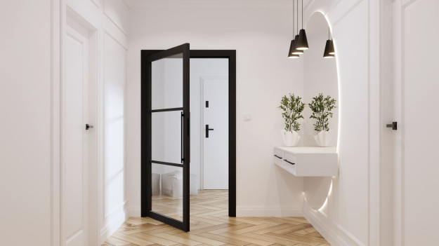 Modne drzwi przeszklone: wybór, który całkowicie odmienia wnętrze