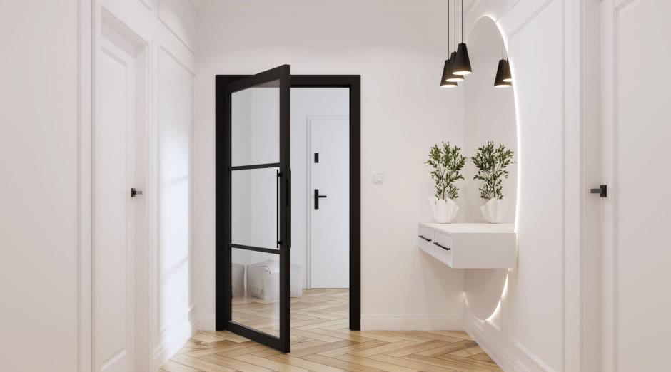 Modne drzwi przeszklone: wybór, który całkowicie odmienia wnętrze