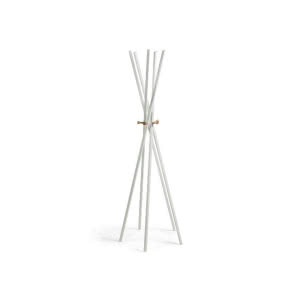 Wieszak stojący biały