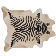 Dywan ze skóry bydlęcej Zebra, Dyreskinn,...