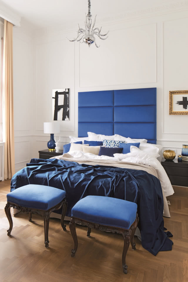 Sypialnia w kolorze szmaragdowym