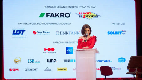 FAKRO na jednej z najważniejszych gal biznesowych w Polsce. Za nami finał Konkursu „Teraz Polska”