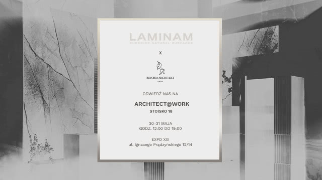 zaproszenie na stoisko Laminam