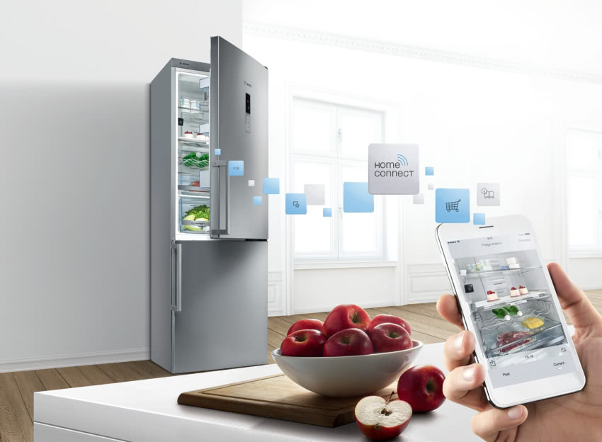 Lodówka sterowana smartfonem, Bosch