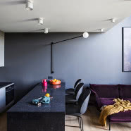 Dwupoziomowy loft miłośniczki kina