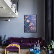 Dwupoziomowy loft miłośniczki kina