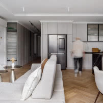 Pełen spokoju i ciepła apartament z elementami stylu modern classic