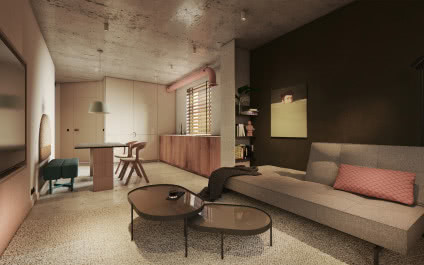 Funkcjonalne mieszkanie miejskiego nomady - ma tylko 47 metrów!