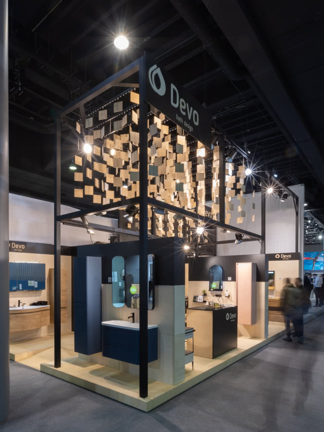 Stoisko Devo Meble podczas targów ISH we Frankfurcie