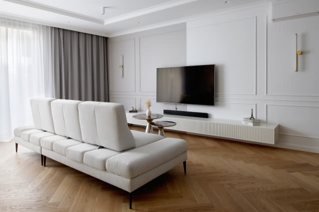 kącik wypoczynkowy w salonie