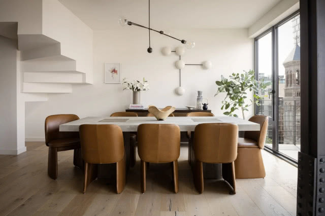 jadalnia warm minimalism