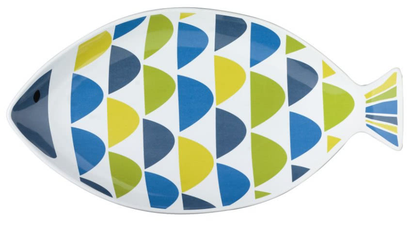 Talerz ryba, Sagaform Retro, CZERWONA MASZYNA