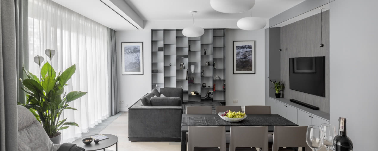 Spokojny oddech Arktyki - wnętrze inspirowane krajobrazem Spitsbergenu