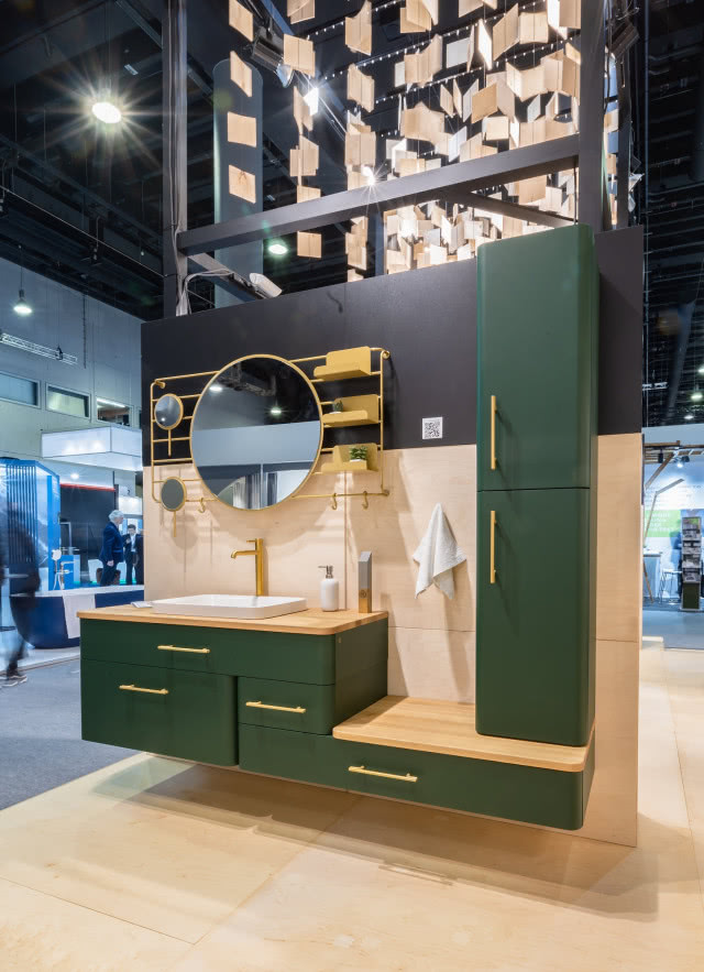 Stoisko Devo Meble podczas targów ISH we Frankfurcie