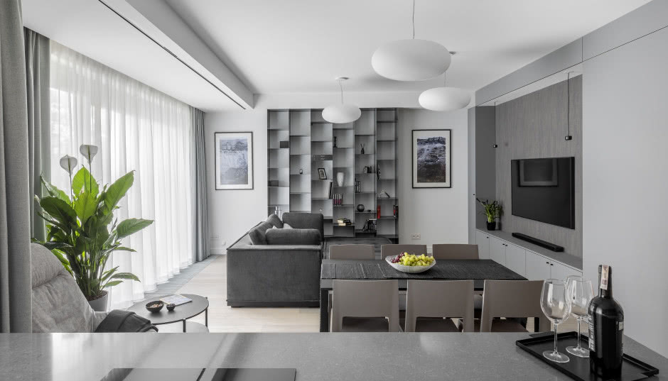 Spokojny oddech Arktyki - wnętrze inspirowane krajobrazem Spitsbergenu